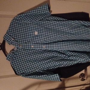 Flannel blue and black